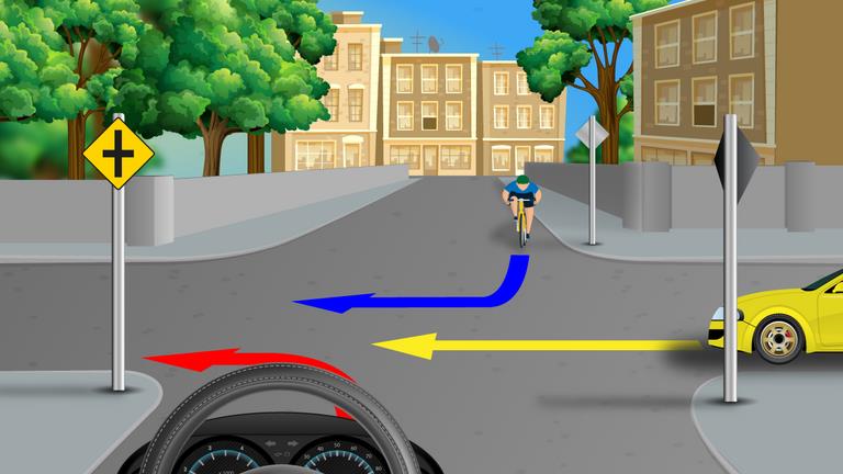 What should the driver do?