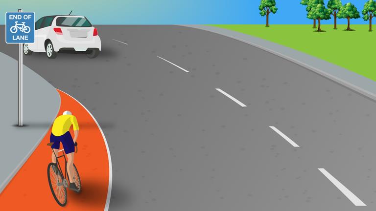 What should a driver be aware of in this situation?
