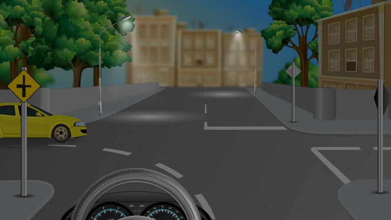 Why might it be dangerous to drive on a poorly-lit street?