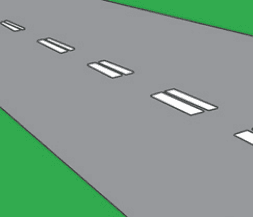 What do these road markings mean?